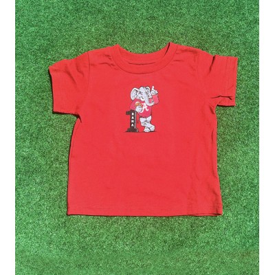 #1 Crimson Toddler Shirt