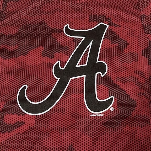 SCRIPT A CAMOHEX CRIMSON YOUTH TEE