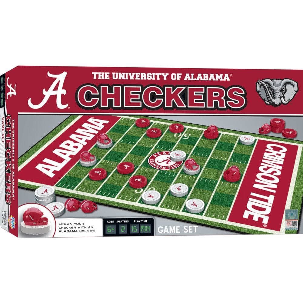 AL MASTERPIECES CHECKERS GAME SET