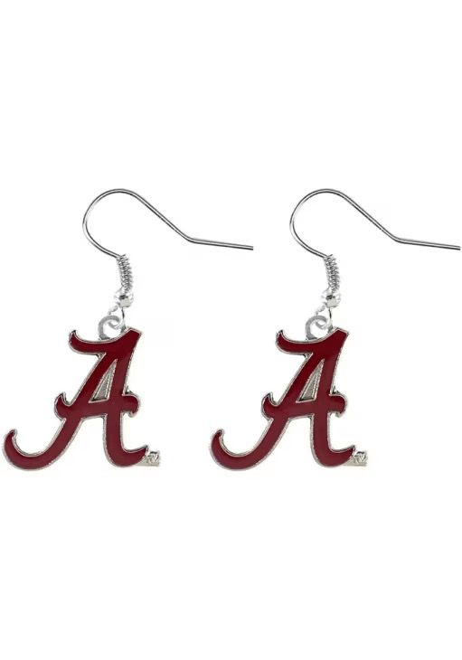 AL AMINCO SCRIPT A DANGLE EARRINGS