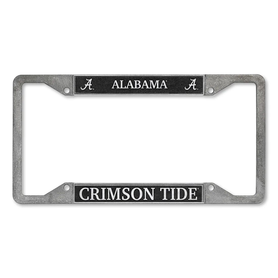 AL RICO PEWTER LICENSE PLATE FRAME