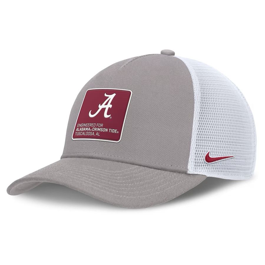 AL NIKE ON-FIELD GREY RISE TRUCKER CAP