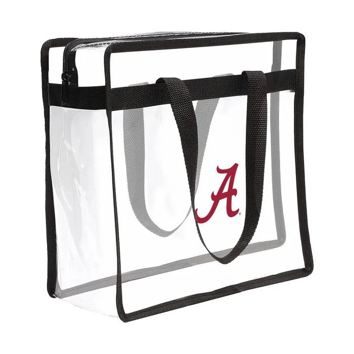 AL WINCRAFT CLEAR TOTE BAG WITH ZIPPER