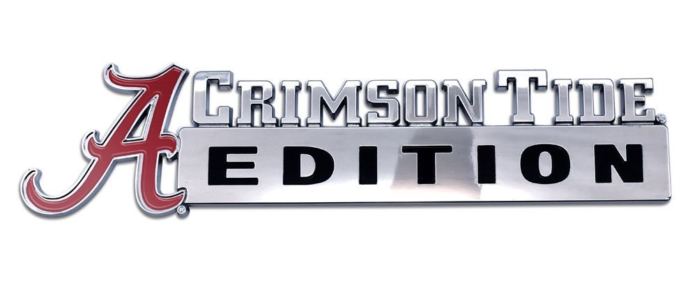 AL ELEKTROPLATE CHROME TIDE EDITION AUTO EMBLEM