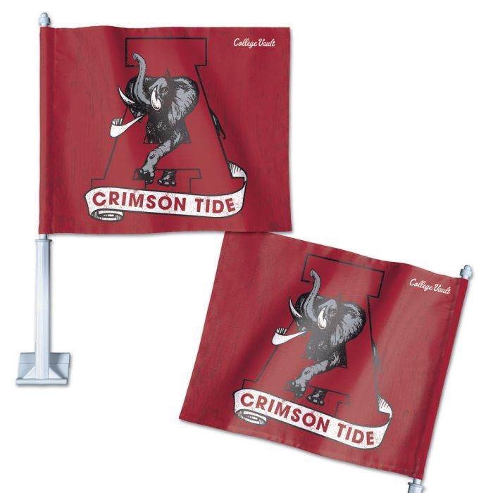 AL WINCRAFT CRIMSON VAULT CAR FLAG