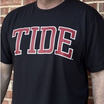 AL TIDE CLASSIC BLACK TEE