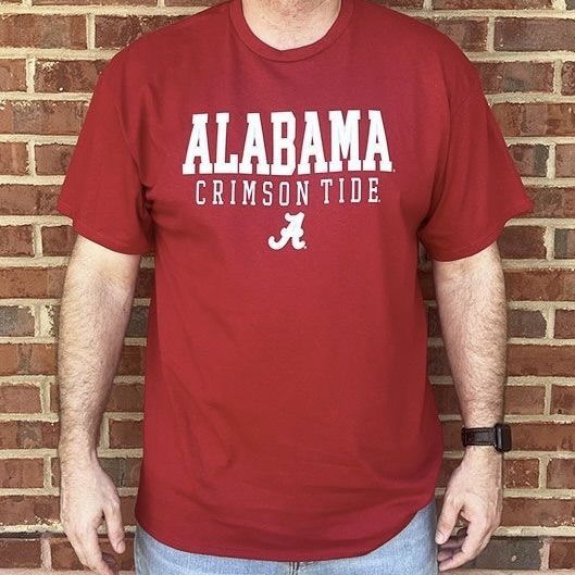 AL VARSITY CRIMSON TEE