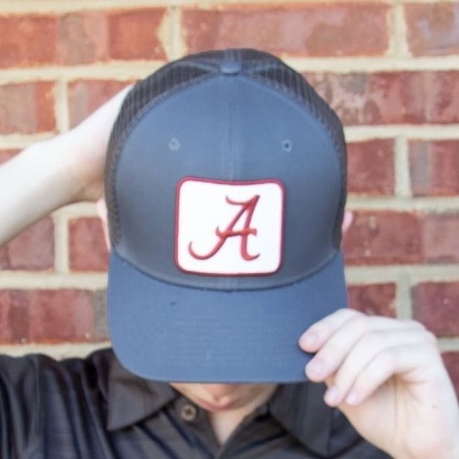 AL NIKE SCRIPT A GREY C99 TRUCKER CAP