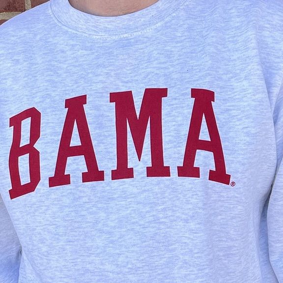 AL MV BAMA GREY SWEATSHIRT