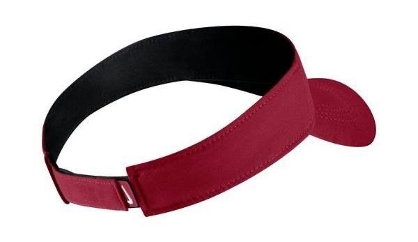 AL NIKE CRIMSON DRI-FIT VISOR