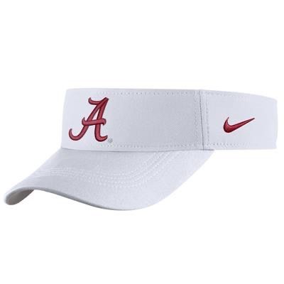 AL NIKE WHITE DRI-FIT VISOR