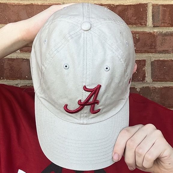 AL 47 BRAND SCRIPT A GREY CLEAN UP CAP