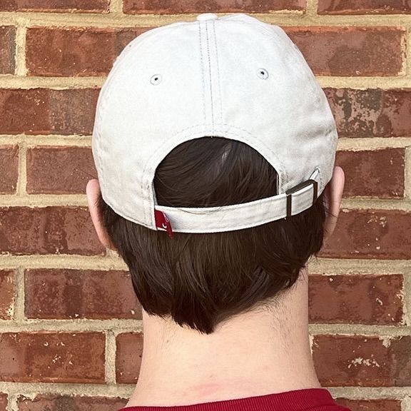 AL 47 BRAND SCRIPT A GREY CLEAN UP CAP