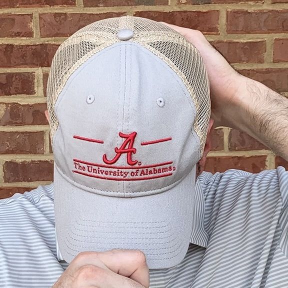 AL THE GAME GREY TRUCKER CAP