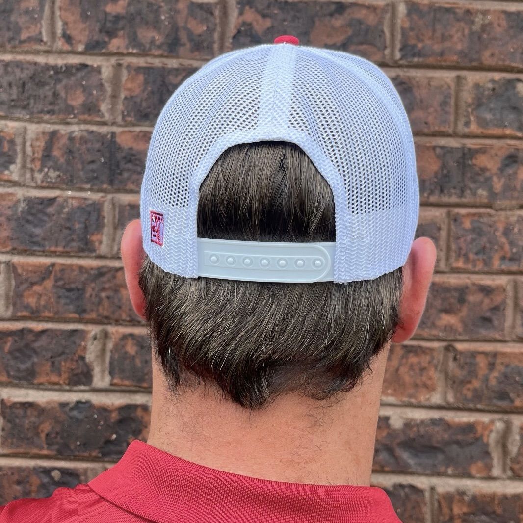 AL THE GAME CRIMSON TRUCKER CAP