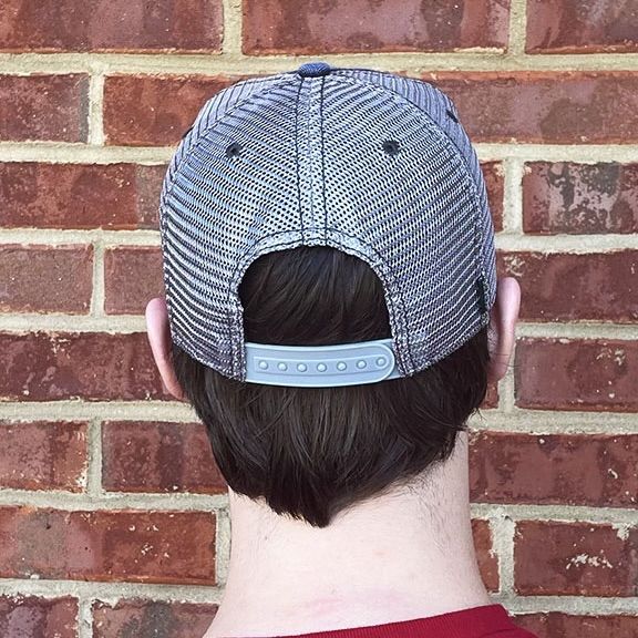 AL LEGACY SCRIPT A BLACK DASHBOARD TRUCKER CAP