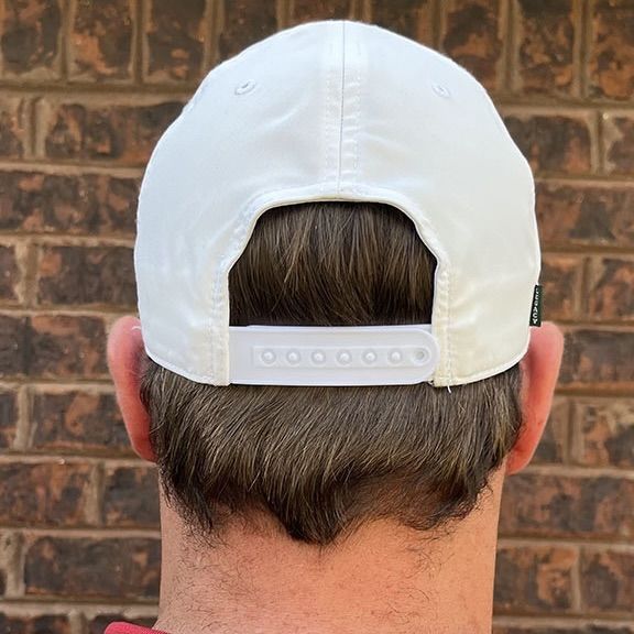 AL LEGACY WHITE/CRIMSON CADDY CAP