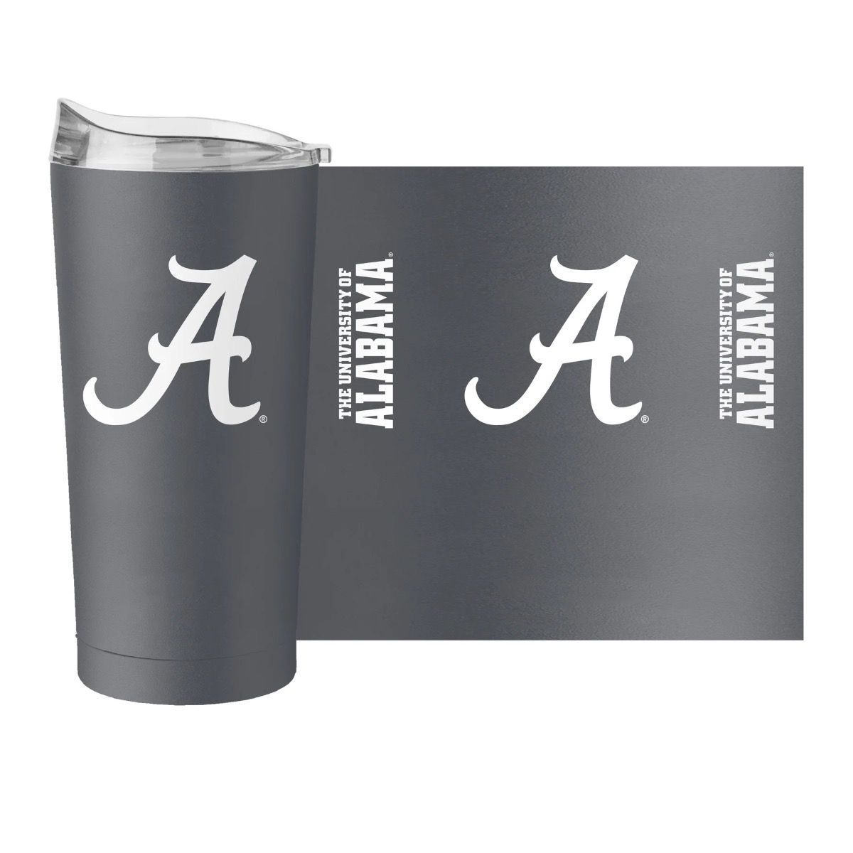 AL LOGO 20OZ GAMEDAY CHARCOAL TUMBLER