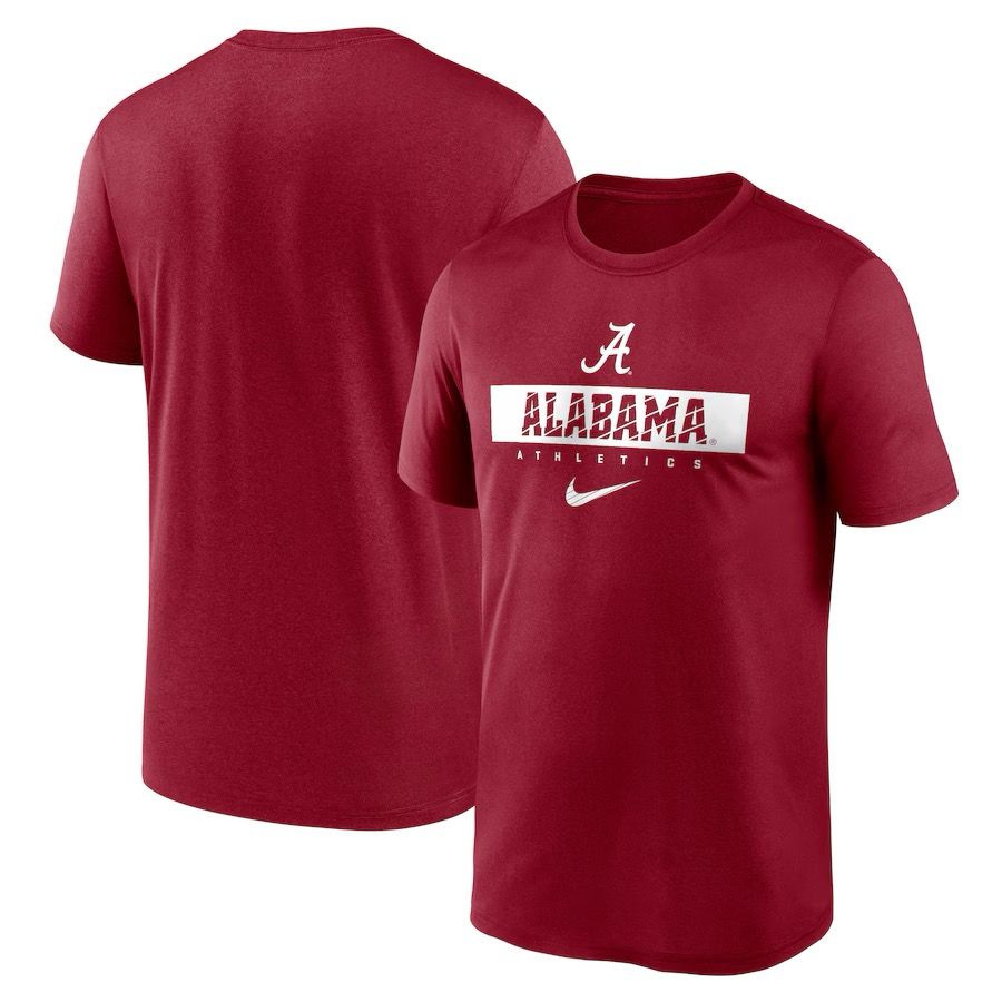 AL NIKE SIDELINE LEGEND CRIMSON DRI-FIT TEE