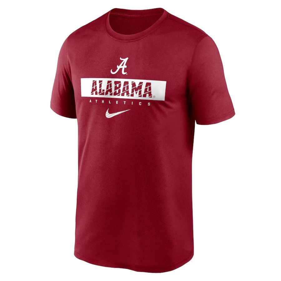 AL NIKE SIDELINE LEGEND CRIMSON DRI-FIT TEE