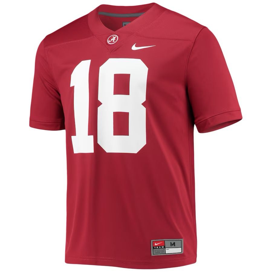 AL NIKE #18 CRIMSON JERSEY