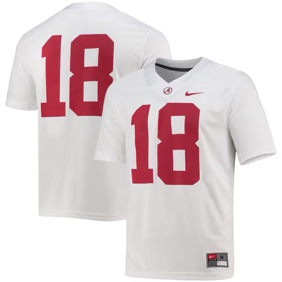 AL NIKE #18 WHITE JERSEY