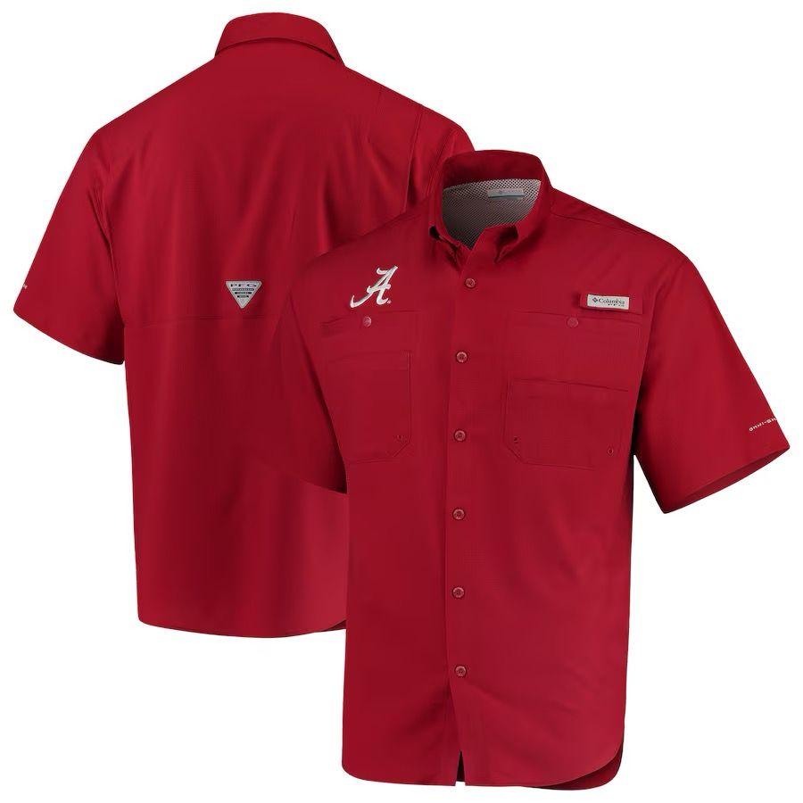 AL COLUMBIA TAMIAMI CRIMSON SHIRT