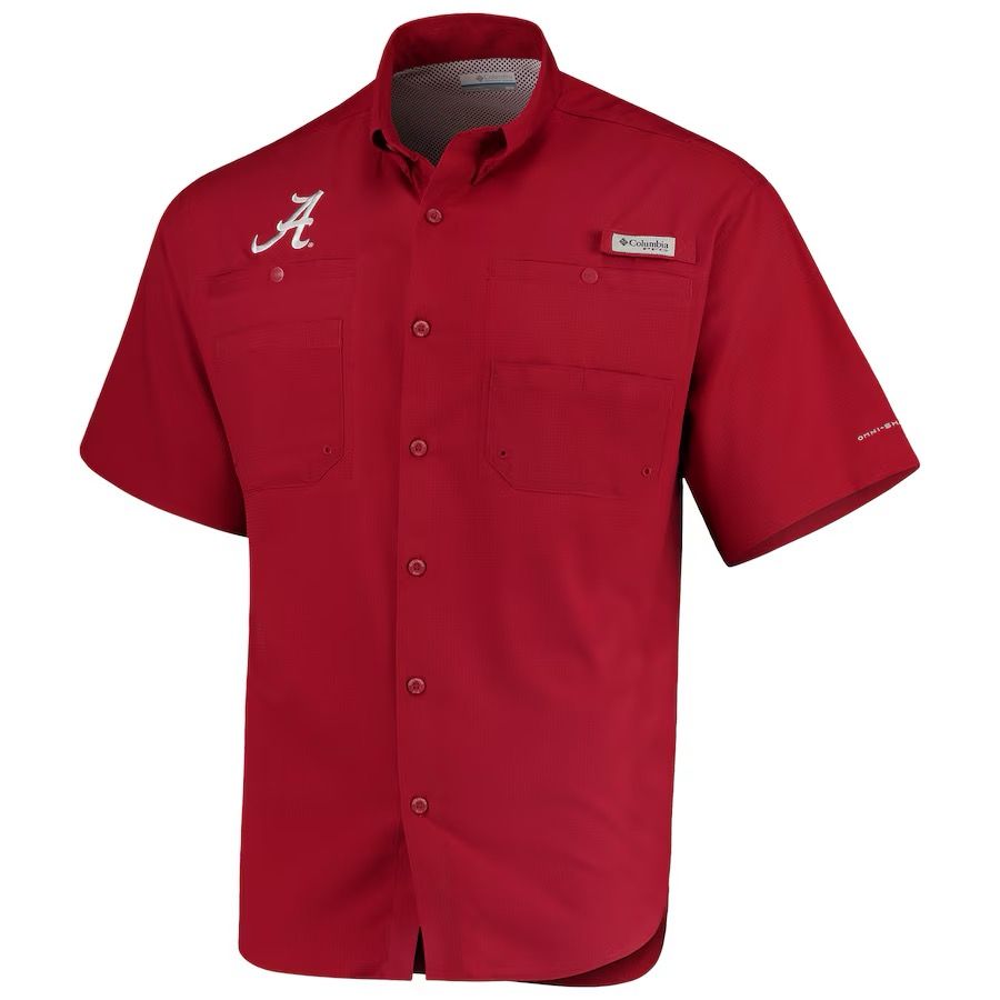 AL COLUMBIA TAMIAMI CRIMSON SHIRT