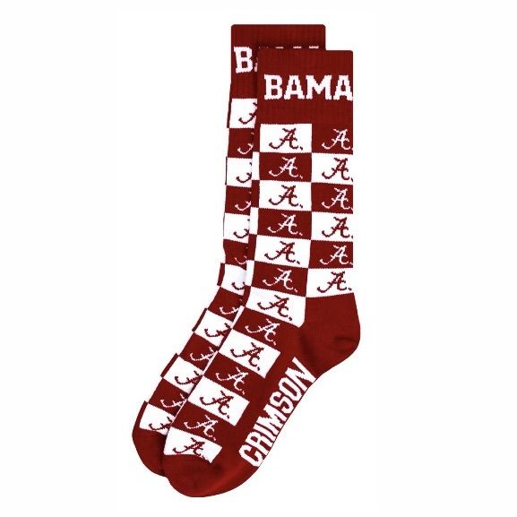 AL DONEGAL BAY CHECKERBOARD DRESS SOCKS