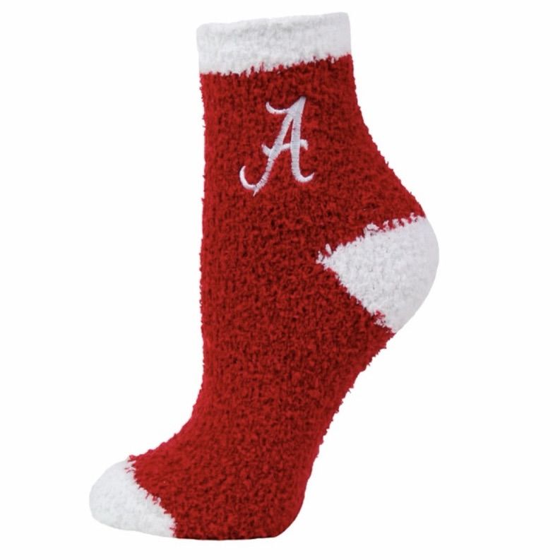 AL DONEGAL BAY CRIMSON FUZZY SOCKS