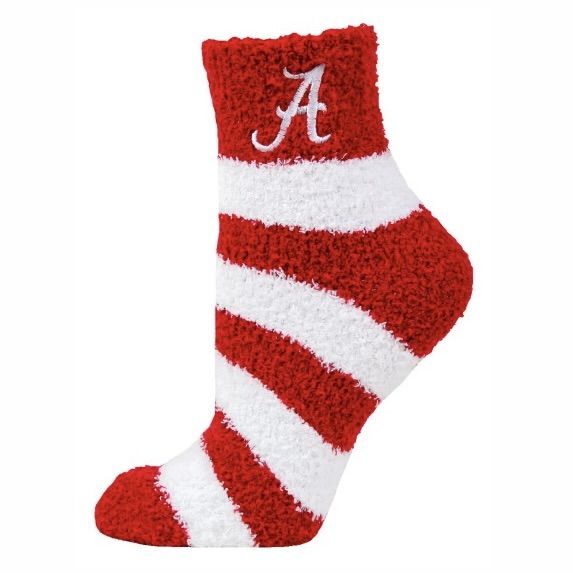 AL DONEGAL BAY STRIPED FUZZY SOCKS