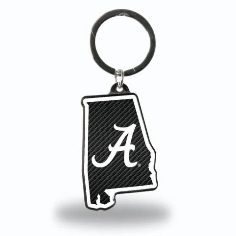 AL RICO CARBON FIBER STATE KEYCHAIN