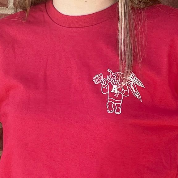 AL CC GIANT AL CRIMSON LONG SLEEVE TEE