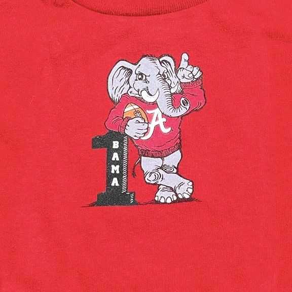 AL MASCOT CRIMSON ONESIE