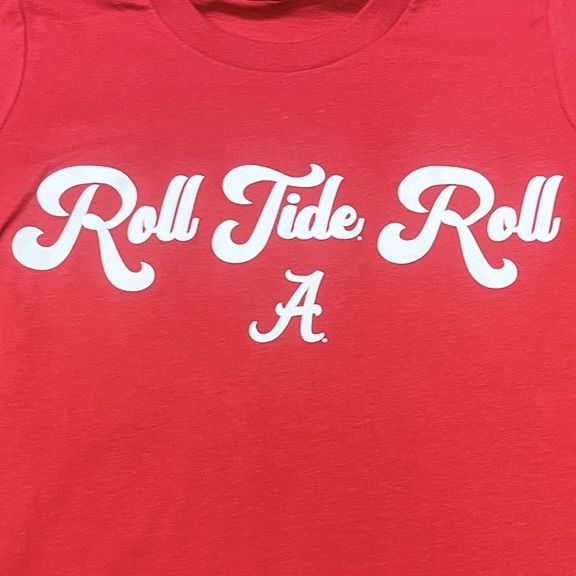 ROLL TIDE ROLL CRIMSON YOUTH TEE