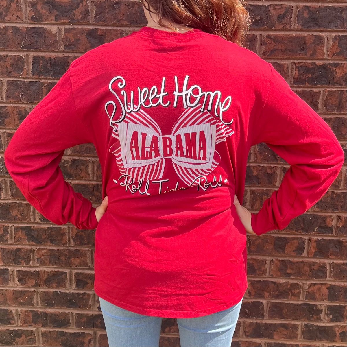 AL SWEET HOME CRIMSON LONG SLEEVE TEE