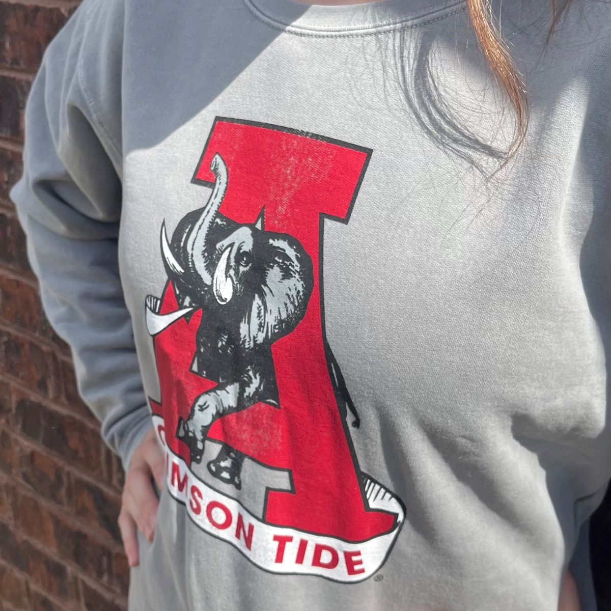 AL RETRO VAULT GREY SWEATSHIRT
