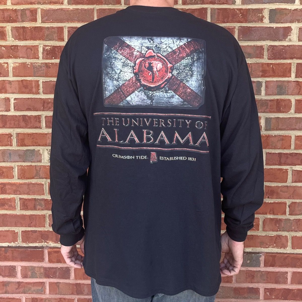AL REGION BLACK LONG SLEEVE TEE