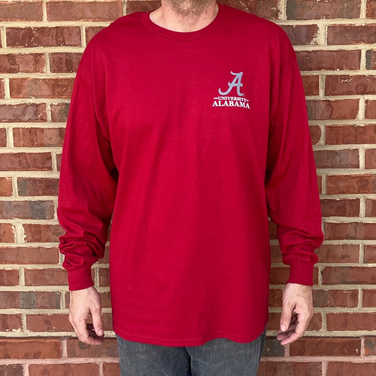 AL TRADE CRIMSON LONG SLEEVE TEE