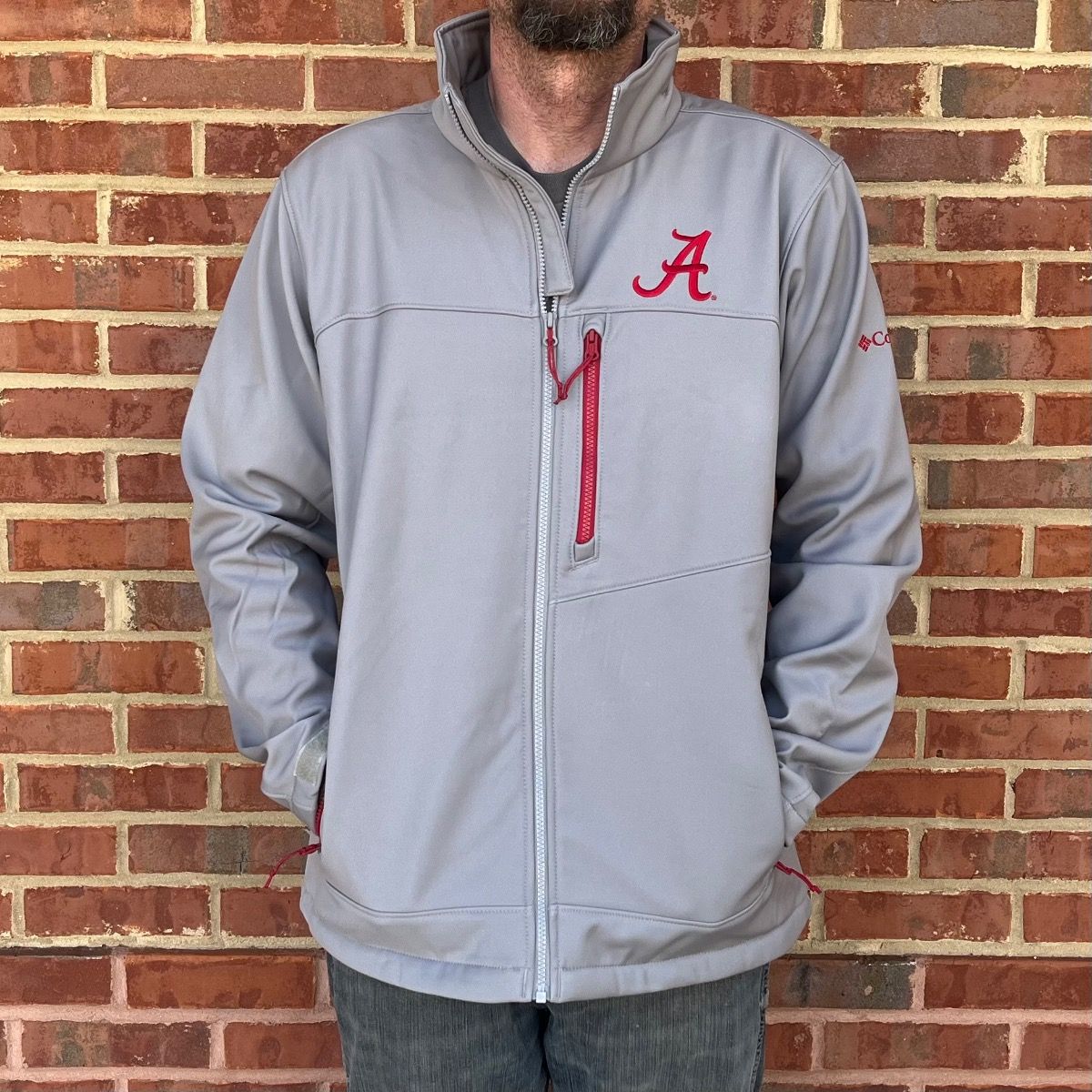 AL COLUMBIA ASCENDER III SOFTSHELL GREY JACKET