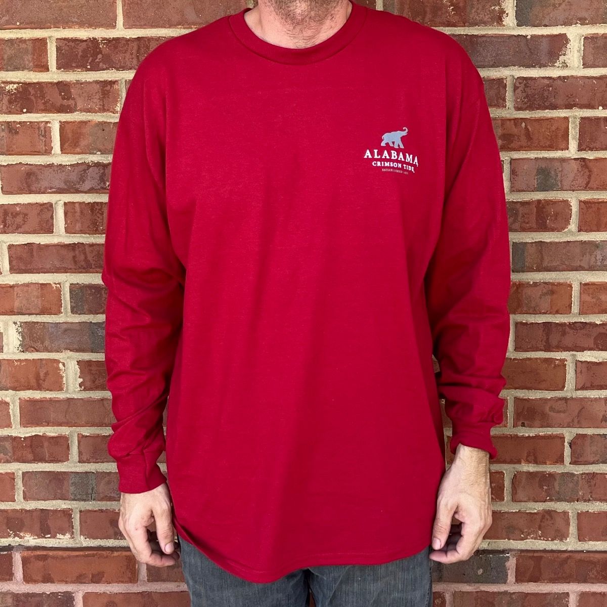 AL LEGEND CRIMSON LONG SLEEVE TEE