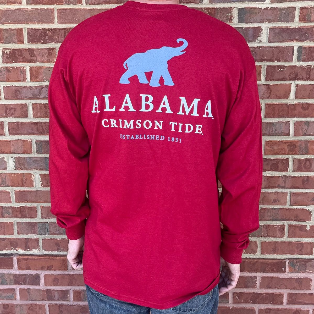 AL LEGEND CRIMSON LONG SLEEVE TEE