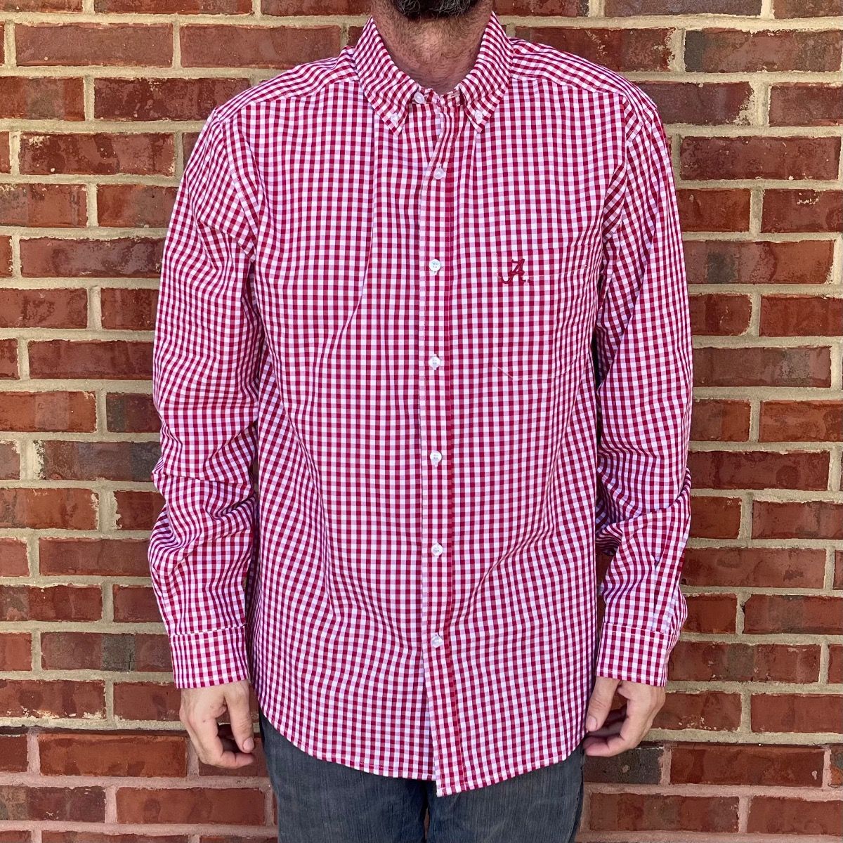 AL ANTIGUA ELLIS WOVEN DRESS SHIRT