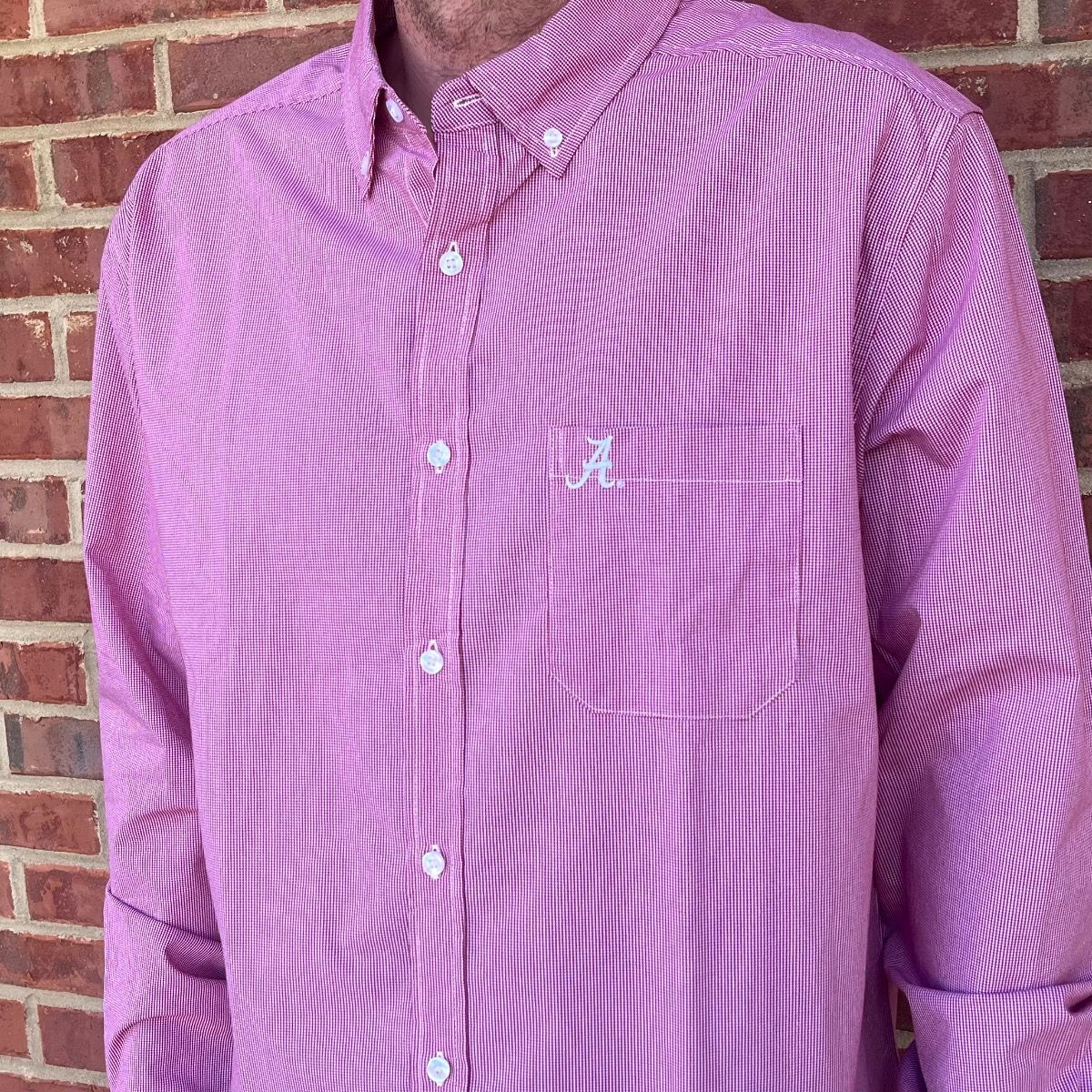 AL ANTIGUA PORTER WOVEN DRESS SHIRT
