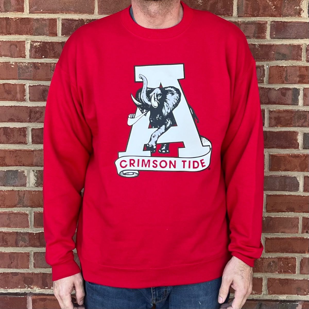 AL S&G VINTAGE CRIMSON SWEATSHIRT