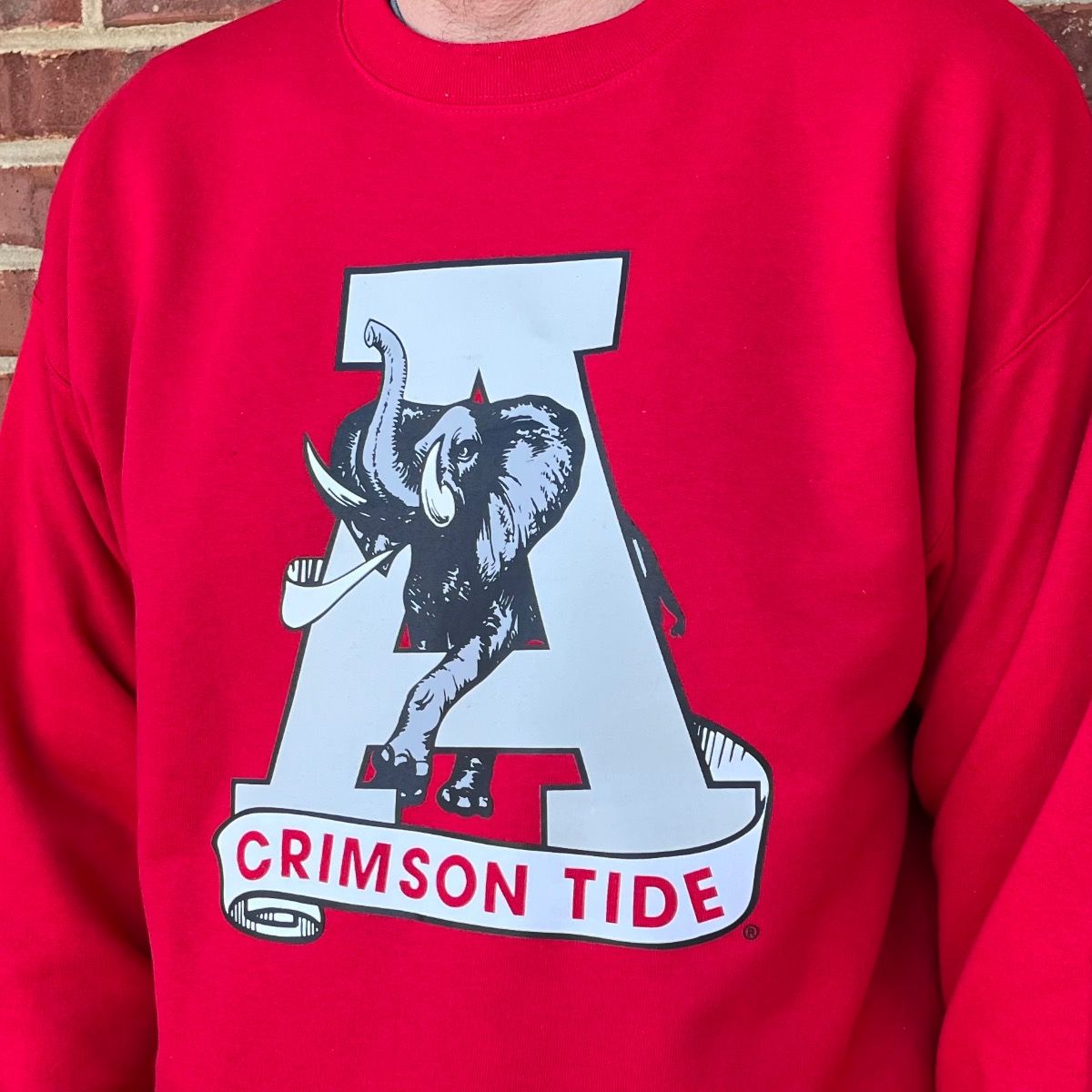 AL S&G VINTAGE CRIMSON SWEATSHIRT
