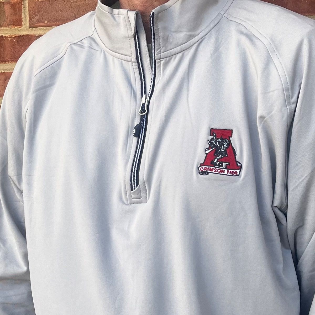 AL C&B POLISHED QUARTER ZIP PULLOVER
