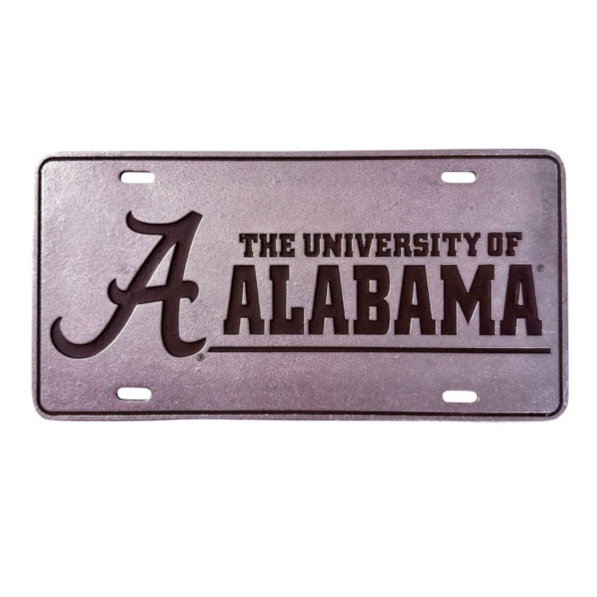AL JARDINE PEWTER SCRIPT A UOFA LICENSE PLATE