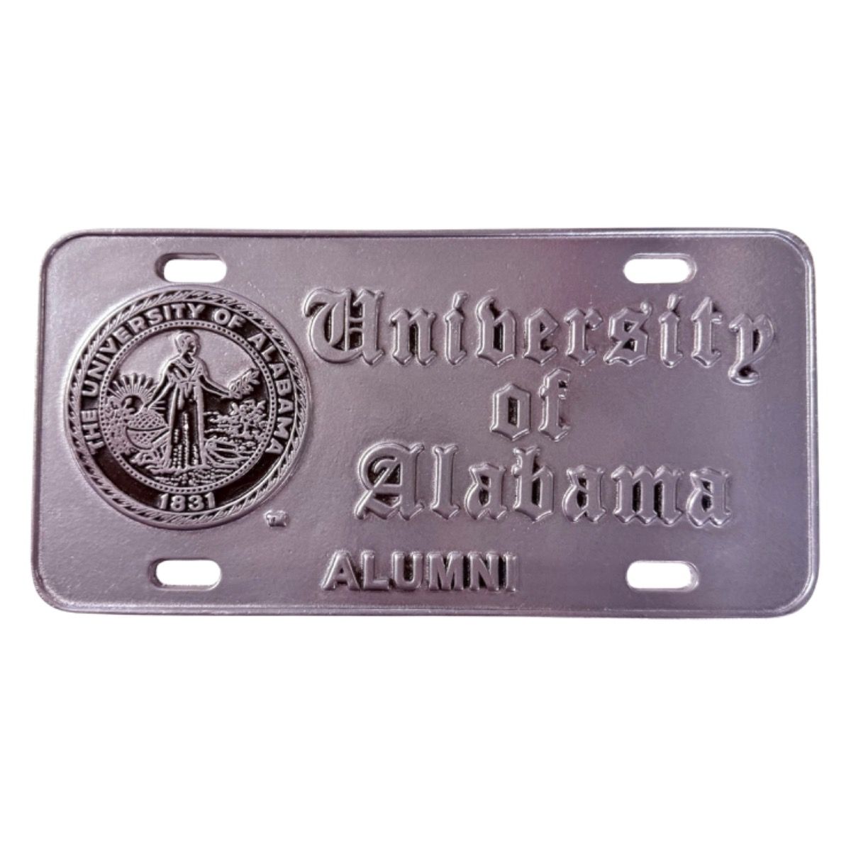 AL OLDE COUNTRY PEWTER UOFA ALUMNI LICENSE PLATE