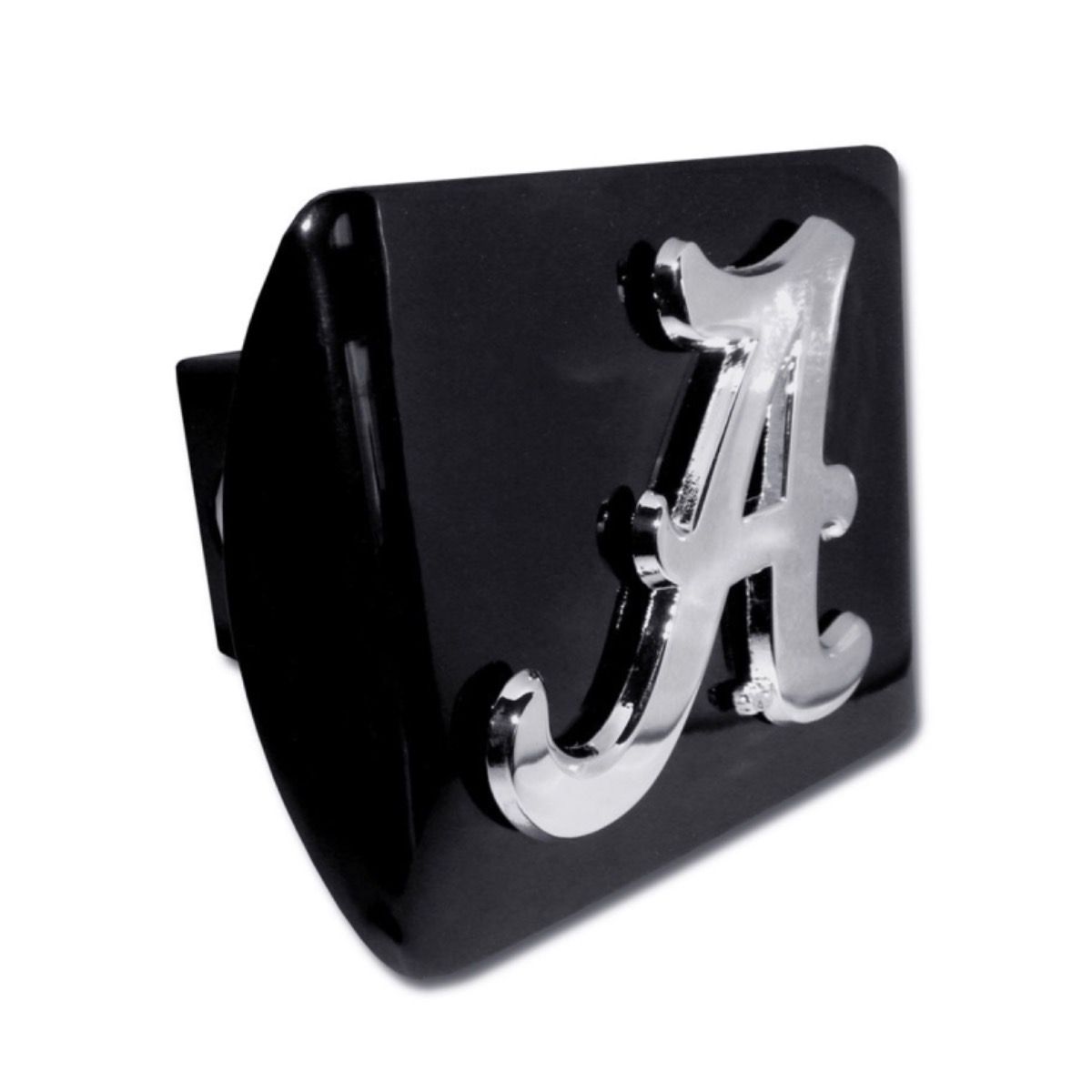AL ELEKTROPLATE BLACK SCRIPT A HITCH COVER